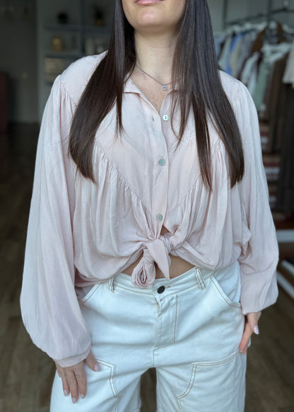 Camicia Fluida Rosa Cipria - SUSY MIX