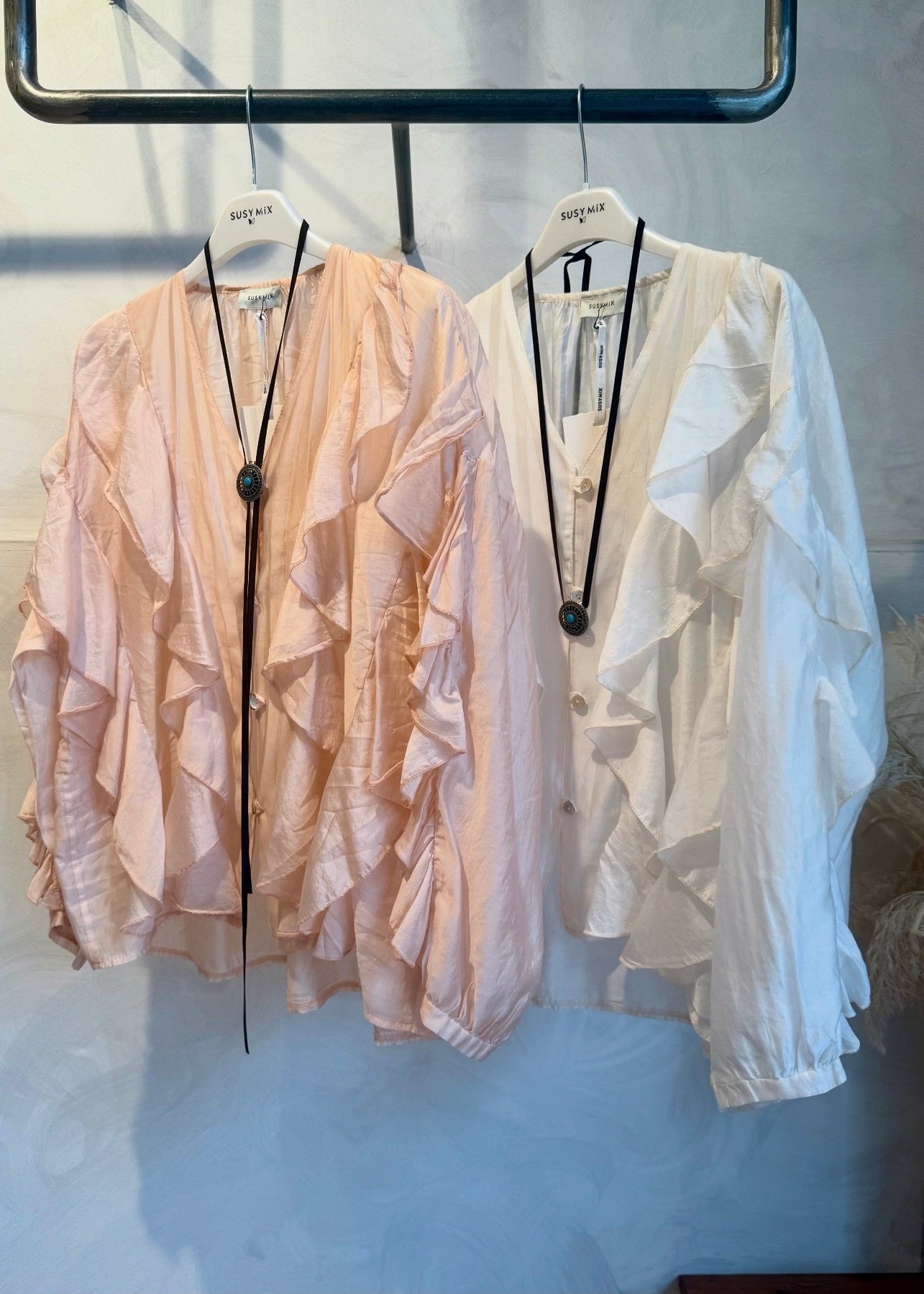 CAMICIA CON VOLANT (più colori) - SUSY MIX - MARYGIÒ