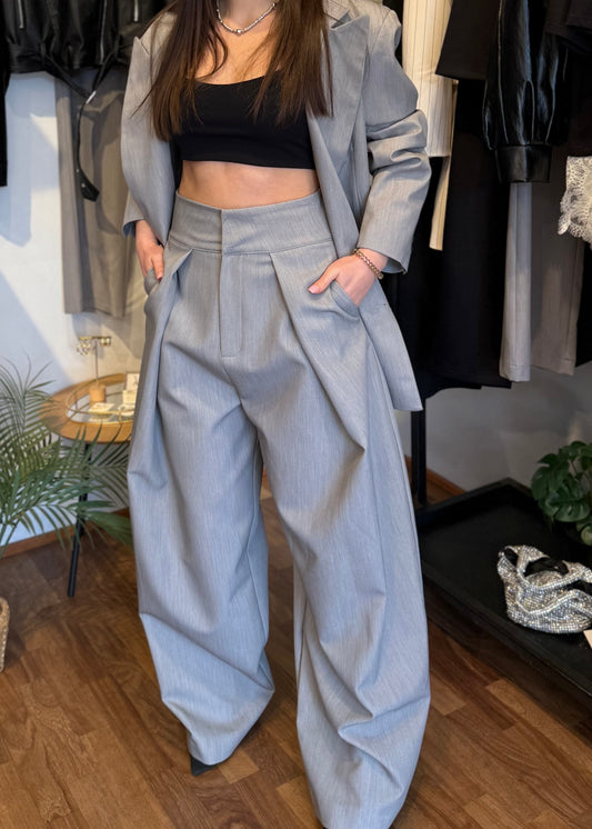 Pantalone Balloon Grigio - LUMINA