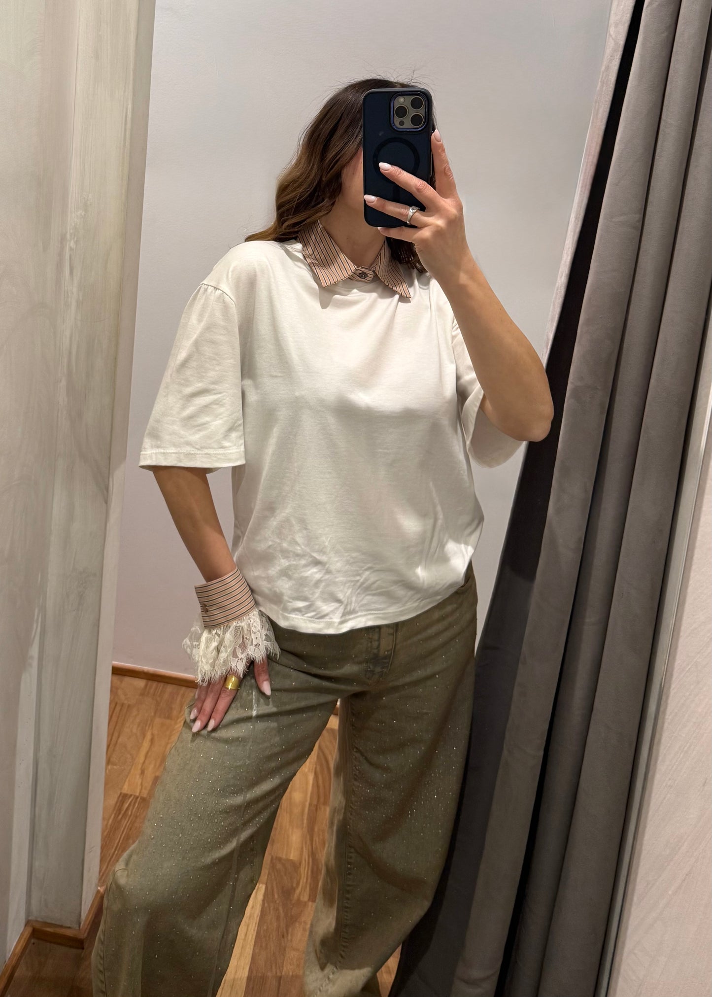 T-shirt Colletto+Polsini - SUSY MIX - MARYGIÒ