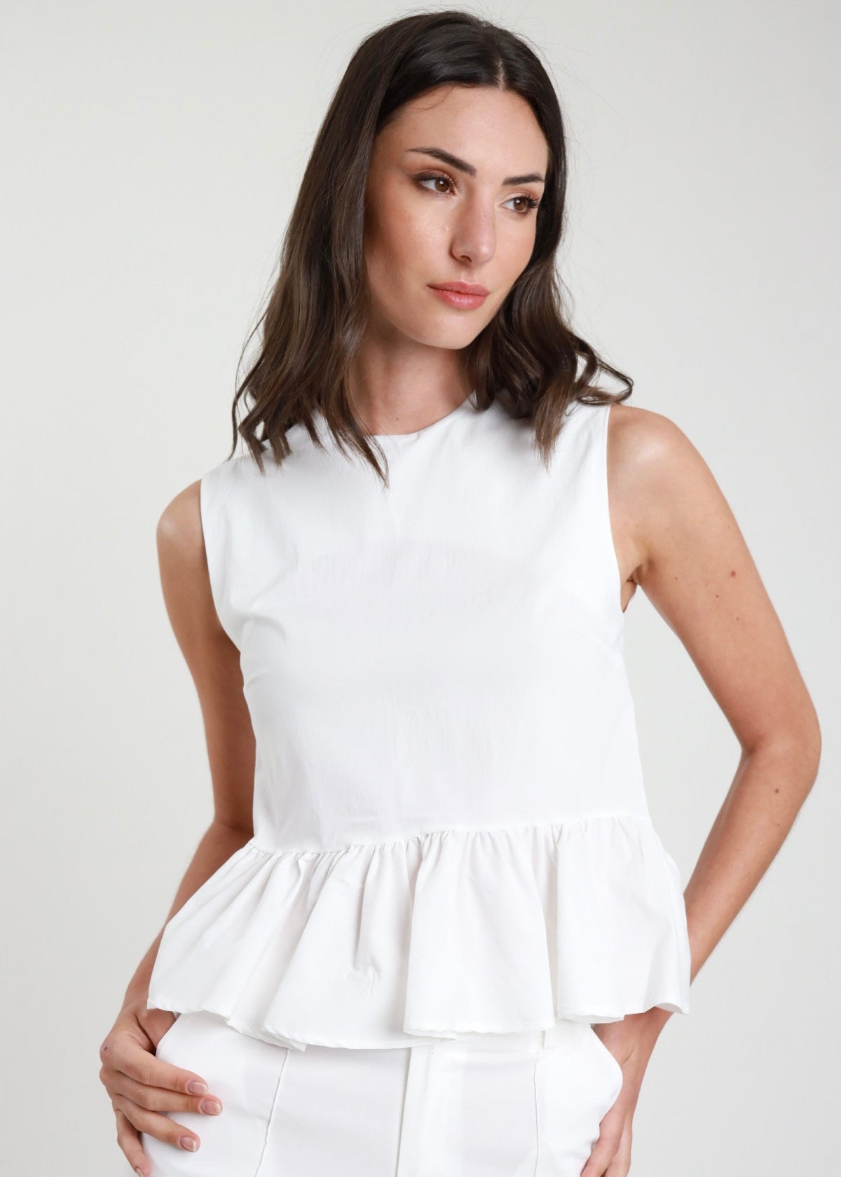 Top Smanicato Bianco - SUSY MIX