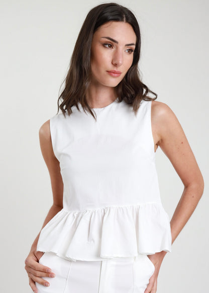 Top Smanicato Bianco - SUSY MIX
